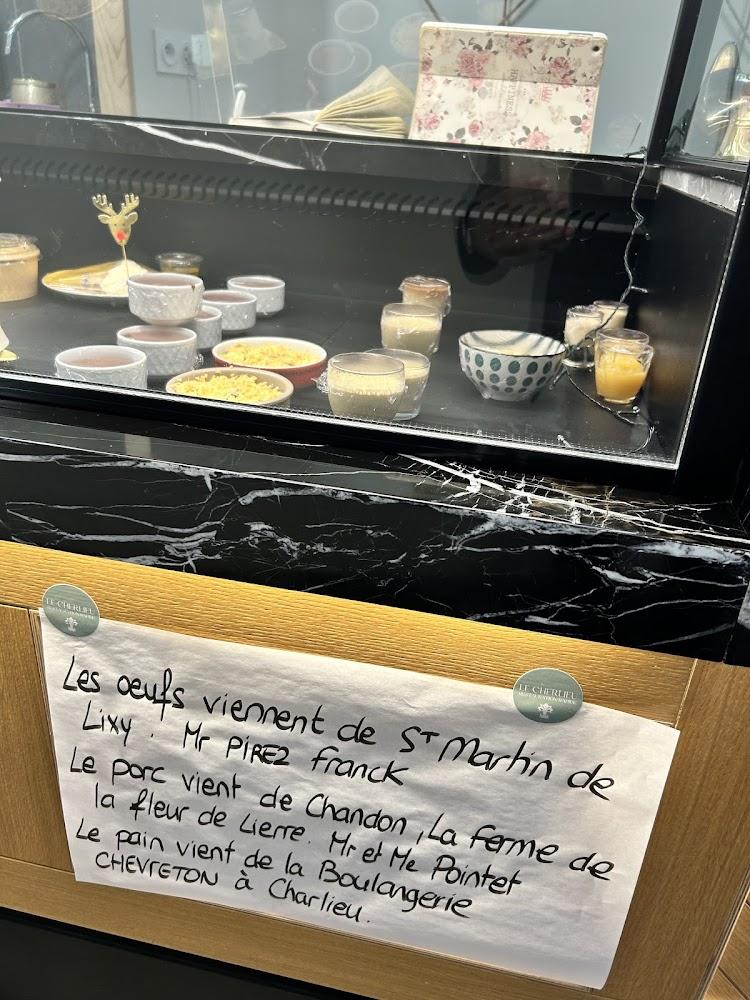 Restaurant Le Cherlieu - Menu Image 1